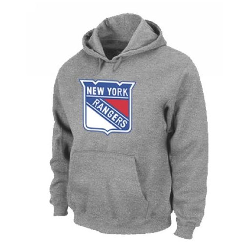 NHL New York Rangers Pullover Hoodie - Grey